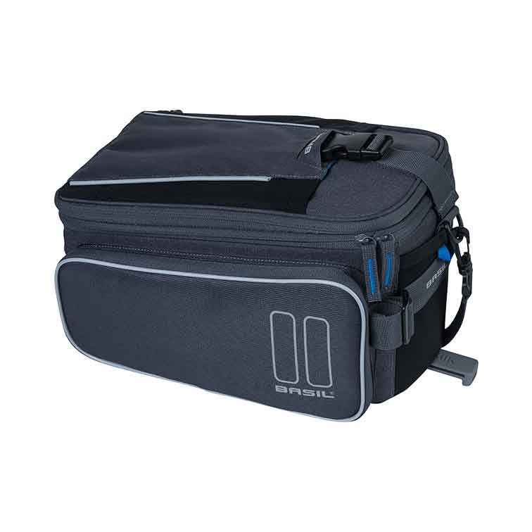 BASIL SPORT DESIGN TRUNKBAG MIK 7-15L Kofferraumtasche, MIK System (ready to go) wasserdichter Graphit