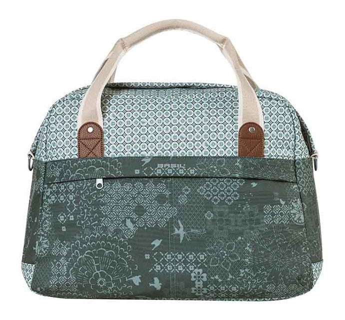 Einzelne Stadttasche BASIL BOHEME CARRY ALL BAG 18L Hook On Systemi, wasserdicht waldgrün