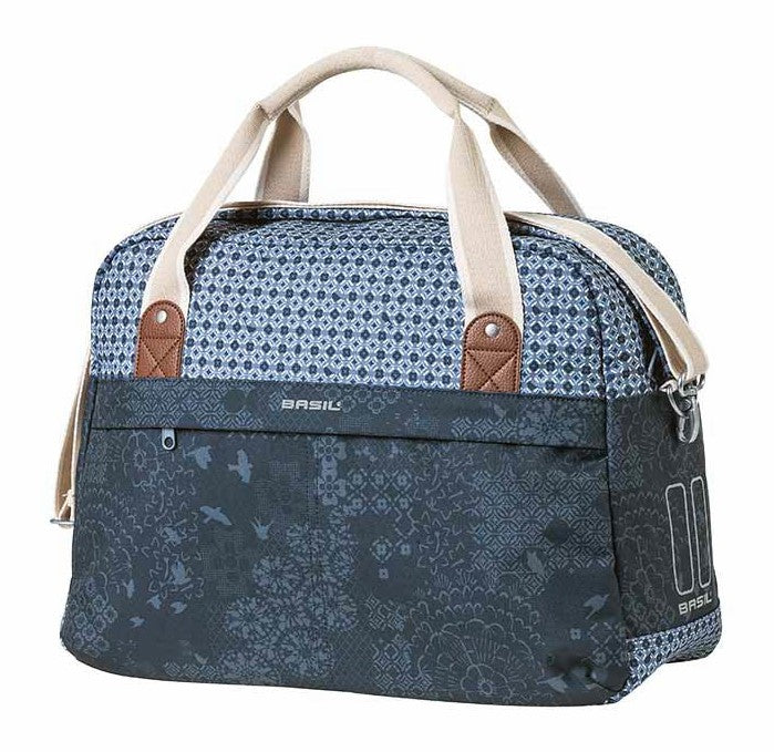 Einzelne Stadttasche BASIL BOHEME CARRY ALL BAG 18L Hook On Systemi, wasserdicht indigoblau