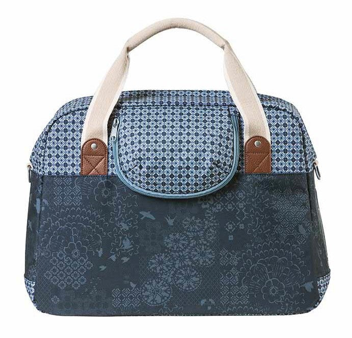 Einzelne Stadttasche BASIL BOHEME CARRY ALL BAG 18L Hook On Systemi, wasserdicht indigoblau