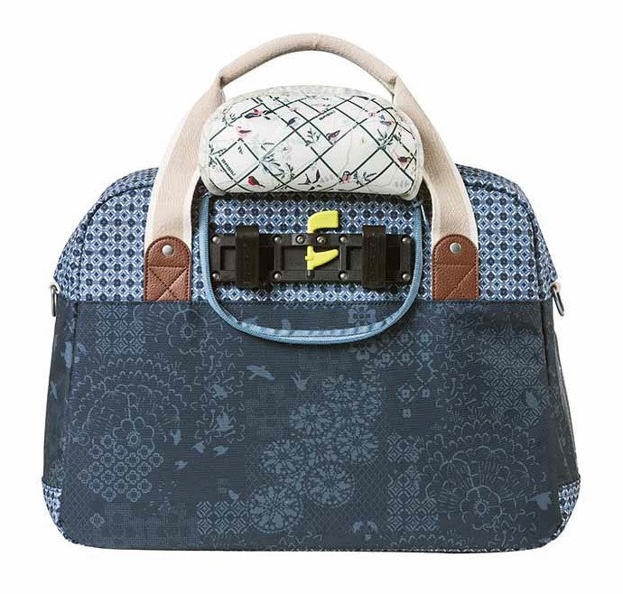 Einzelne Stadttasche BASIL BOHEME CARRY ALL BAG 18L Hook On Systemi, wasserdicht indigoblau