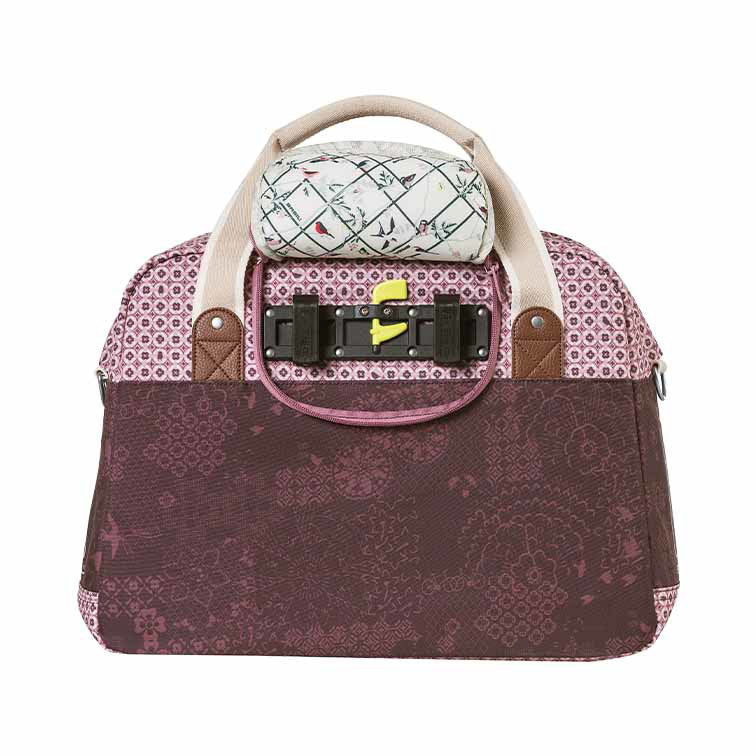 Einzelne Stadttasche BASIL BOHEME CARRY ALL BAG 18L Hook On System, wasserdicht feigenrot