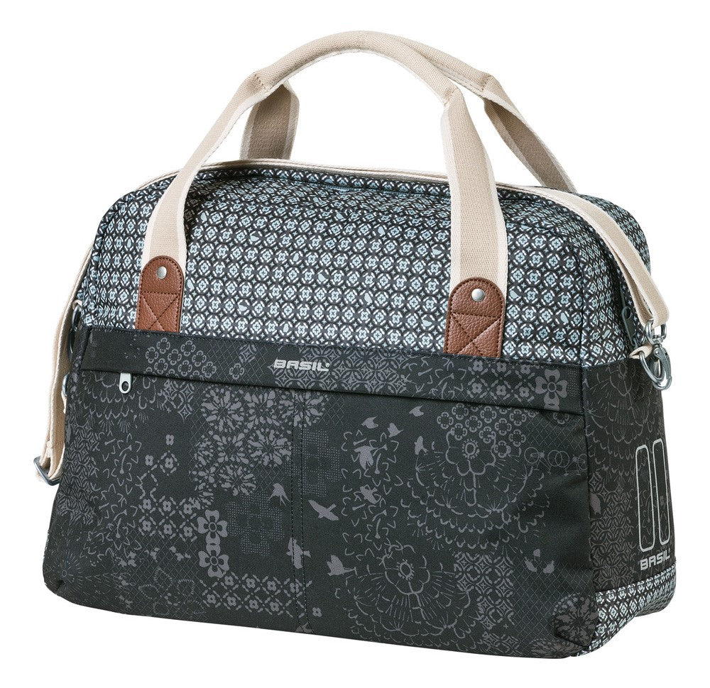 Einzelne Stadttasche BASIL BOHEME CARRY ALL BAG 18L Hook On System, wasserdicht anthrazit