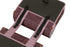 BASIL BOHEME DOPPELTASCHE 35L Universal Bridge System, wasserdicht feigenrot