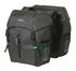 BASIL DISCOVERY365D DOPPELTASCHE M 18L, Universal Bridge System, wasserdicht schwarz melee