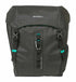BASIL DISCOVERY365D DOPPELTASCHE M 18L, Universal Bridge System, wasserdicht schwarz melee