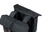 BASIL CITY DOPPELTASCHE 28-32L, Universal Bridge System, wasserdicht schwarz