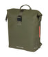 BASIL SOHO BACKPACK NORDLICHT17L Rucksack/Fahrradtasche, Hook-On-System-Befestigung, wasserdichtes Polyester, Beleuchtung, moosgrün