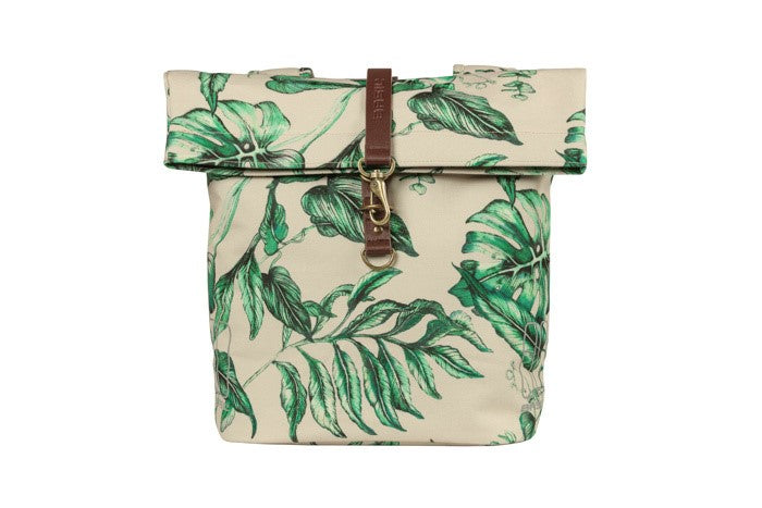 BASIL EVER-GREEN DOPPELTASCHE 28-32L, Universal Bridge System, wasserdicht sandshell beige
