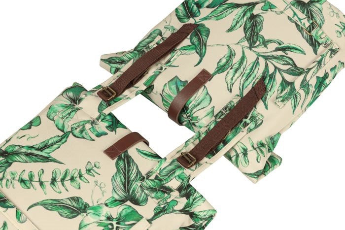 BASIL EVER-GREEN DOPPELTASCHE 28-32L, Universal Bridge System, wasserdicht sandshell beige