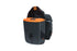 BASIL MILES TARPAULIN DOUBLE PANNIER BAG MIK 34L, doppelte City-Tasche, MIK-System (ready to go), 100 % wasserdicht, schwarzorange