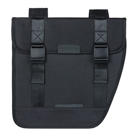 BASIL TOUR DOPPELTASCHE 28L, Universal Bridge System, wasserdicht schwarz