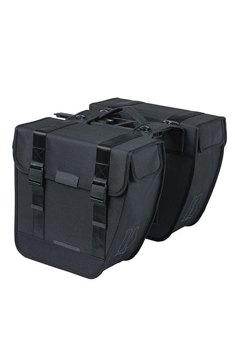BASIL TOUR DOPPELTASCHE MIK 28L, MIK System (ready to go) wasserdicht schwarz