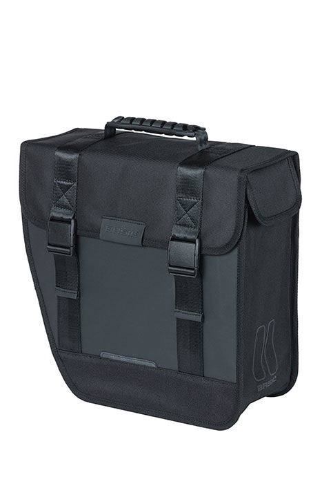 BASIL TOUR WASSERDICHTE EINZELTASCHE LINKS 14L, Einhängesystem, wasserdicht links schwarz