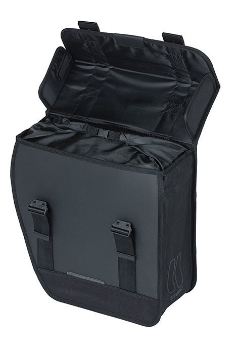 BASIL TOUR WASSERDICHTE EINZELTASCHE LINKS 14L, Einhängesystem, wasserdicht links schwarz