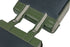 BASIL URBAN LOAD DOPPELTASCHE 48-53L, Universal Bridge System, 100 % wasserdicht, moosgrün/sand