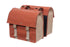 BASIL URBAN LOAD DOPPELTASCHE 48-53L, Universal Bridge System, 100 % wasserdicht, Terra Red/Rose