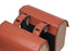 BASIL URBAN LOAD DOPPELTASCHE 48-53L, Universal Bridge System, 100 % wasserdicht, Terra Red/Rose