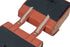 BASIL URBAN LOAD DOPPELTASCHE 48-53L, Universal Bridge System, 100 % wasserdicht, Terra Red/Rose