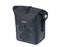 BASIL NAVIGATOR WATERPROOF SINGLE PANNIER BAG M 12-15 L, Hook-On-System, wasserdicht, schwarz