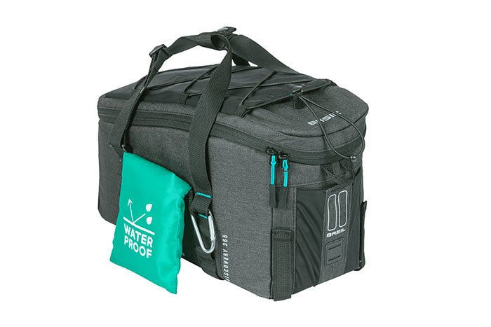 BASIL DISCOVERY 365D TRUNKBAG M 9L Kofferraumtasche, wasserdicht schwarz melee
