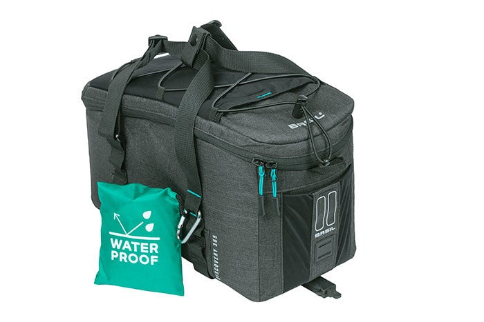 BASIL DISCOVERY 365D TRUNKBAG MIK M 9L Kofferraumtasche, MIK System (ready to go) wasserdicht schwarz melee