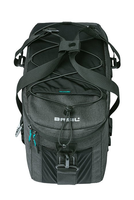 BASIL DISCOVERY 365D TRUNKBAG MIK M 9L Kofferraumtasche, MIK System (ready to go) wasserdicht schwarz melee