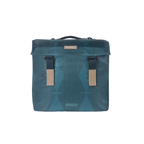 BASIL ELEGANCE DOPPELGEPÄCKTASCHE MIK 40-49L, MIK-System (ready to go), wasserdicht, Kombiblau