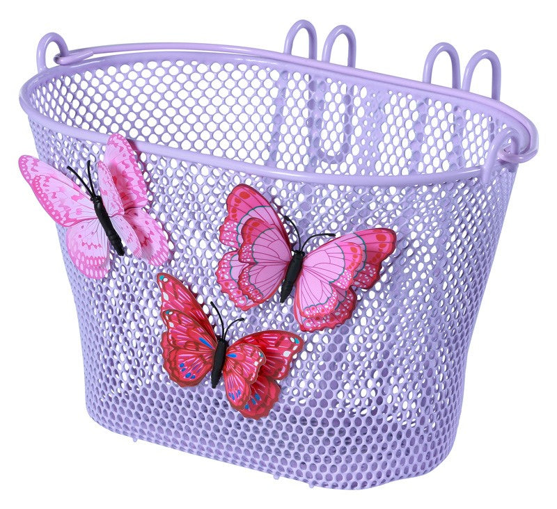 BASIL JASMIN BASKET JUNIOR BUTTERFLY BASKETi Lenkerkorb 12"-20" Stahl flieder