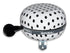 BASIL BIG BELL POLKADOT Fahrradklingel 80mm, weiß/schwarze Punkte