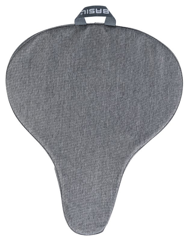 BASIL GO-SADDLE COVER Sattelbezug wasserdicht grau Melee