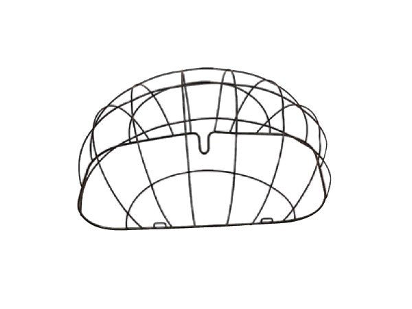 BASIL PASJA SPACE FRAME Haustierkorbabdeckung 50 cm, Metall, schwarz