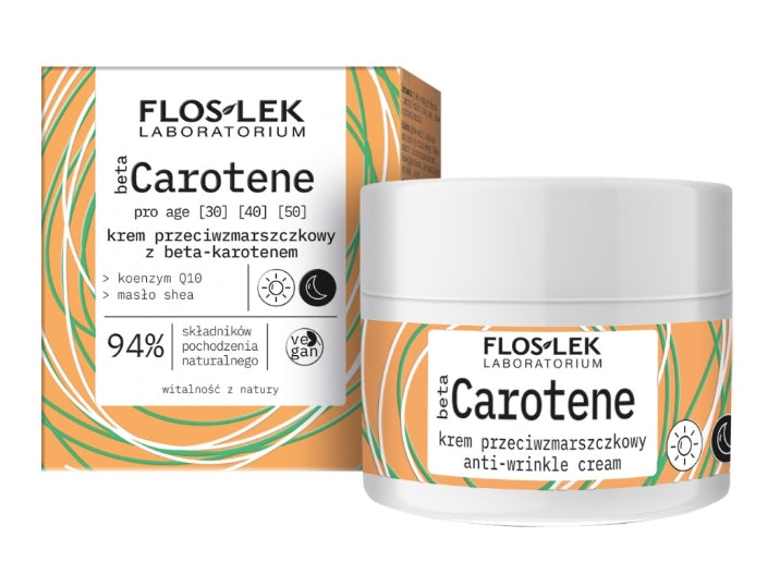 FLOSLEK - Flos-Lek Beta Carotin, Anti-Falten-Creme, 50 ml