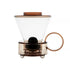 Clever Kaffeefilter Kaffeebrühmaschine aus Glas 500 ml transparent braun