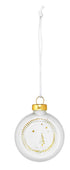 RÄDER Set aus 4 Christbaumkugeln SCHNEEFLOCKEN 5 cm