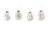 RÄDER Set aus 4 Christbaumkugeln MIX 5 cm