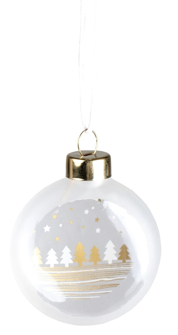 RÄDER Set aus 4 Christbaumkugeln MIX 5 cm