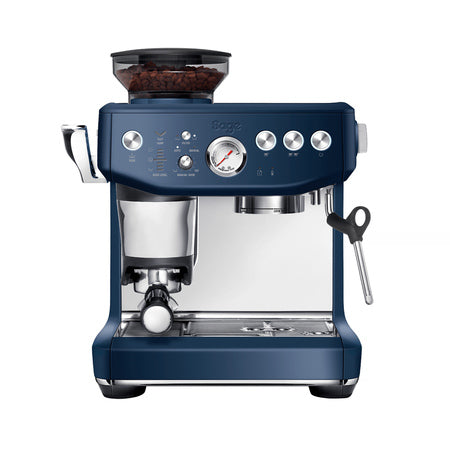 Sage Siebträgermaschine The Barista Express Impress Dunkelblau