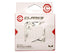 CLARKS C410AR Fahrradkette, 1-Gang Single Speed, 112 Glieder, 1/2"x1/8", Glieder, Korrosionsschutz, Silber