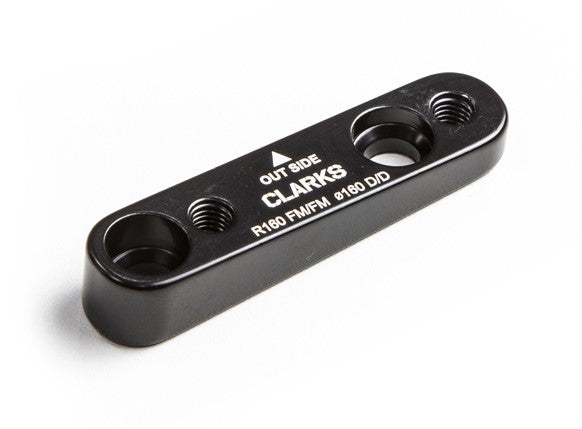 CLARKS 160-mm-Scheibenbremsen-Montageadapter, flache Montage auf flache Montage, hinten