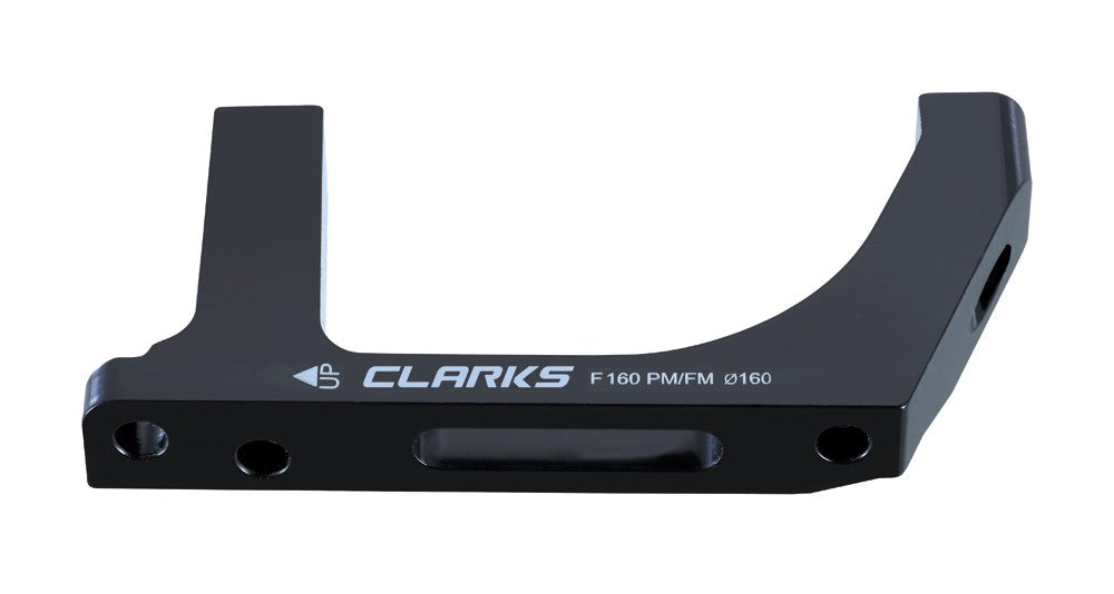 CLARKS 160-mm-Scheibenbremsen-Montageadapter, flache Montage auf Post-Mount, vorne