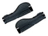 CLARKS CE-212 Lenkergriffe, LOCK-ON, ergonomisch, schwarz, schwarze Aluminiumringe