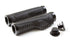 CLARKS CE-312 Lenkergriffe, LOCK-ON, ergonomisch, schwarz, schwarze Aluminiumringe
