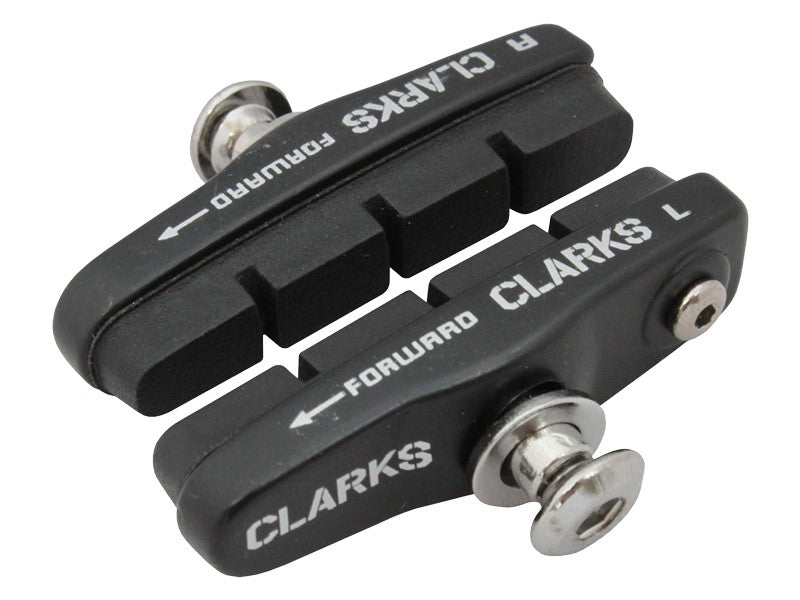 CLARKS CPS459 Bremsbeläge für Campagnolo/Shimano 105SC, Ultegra, Dura-Ace, 55 mm, trocken, Straße, schwarz
