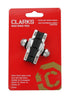 CLARKS CPS461 Bremsbeläge für Shimano/Campagnolo Record 10, Chorus 10, Centeur 10, 55 mm, trockene Bedingungen, Straße, silbernes CNC-Gehäuse