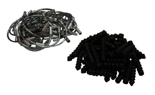 CLARK'S CX24 V-Brake-Rohr, Aluminium, 135 Grad + Gummidichtungen, 50er-Pack