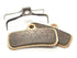 CLARKS Bremsbeläge für SHIMANO (Shimano New Saint, M180-M820/ Zee M640, Clarks M4), halbmetallisch