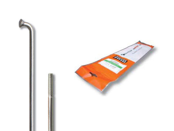 CNSPOKE 134T Speichen 2,3-2,3-2,0 Edelstahl 298mm Silber 72 Stk.
