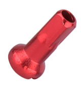 CNSPOKE AN18 Nippel, Aluminium 18mm mit Kleber, Rot 72 Stk.