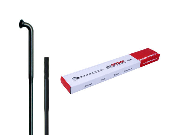 CNSPOKE DB454 Speichen 2,0-1,8-2,0 Edelstahl 260 mm schwarz + Nippel 144 Stk.